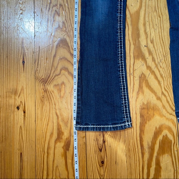 Miss Chic USA Jeans Size 5 Bedazzled gems - Picture 2 of 6